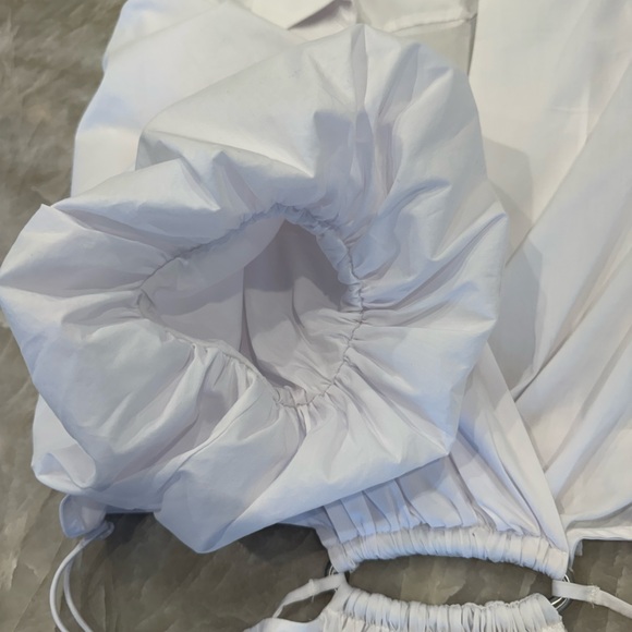 Jonathan Simkhai Aulora White Mini Dress – Size Medium – Excellent Condition - Picture 7 of 11